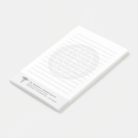 Psychiater Psychologe Anpassbar Linke Post-it Klebezettel (angewinkelt)