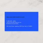 Psychiater Visitenkarte (Rückseite)