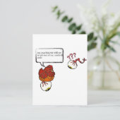 Psychiater Zombie Funny Dankeskarte (Stehend Vorderseite)