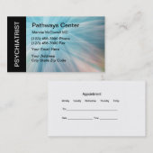 Psychiaters-Entwurf Terminkarte (Vorne/Hinten)