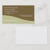 Psychiaters-Visitenkarten Visitenkarte (Vorne/Hinten)
