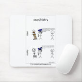 Psychiatrie-Comic Mousepad (Mit Mouse)