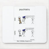 Psychiatrie-Comic Mousepad (Vorne)