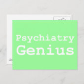 Psychiatrie Genius Geschenke Postkarte (Vorne/Hinten)