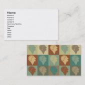 Psychiatrie-Pop-Kunst Visitenkarte (Vorne/Hinten)