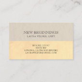 Psychiatrische Beratertherapie Butterfly Visitenkarte (Rückseite)