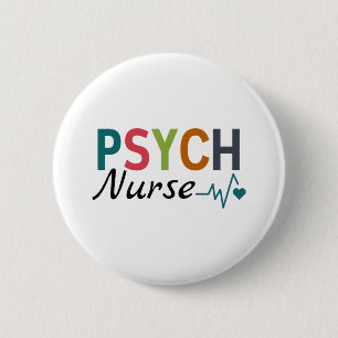 Psychiatrische Krankenpflege Button