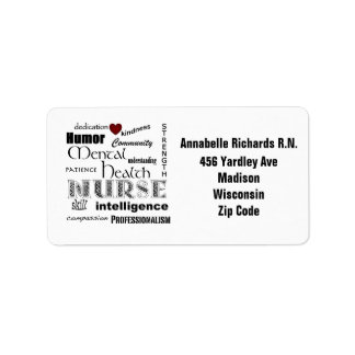 Psychiatrische Krankenpflege + Name/Anschrift pers Adressaufkleber