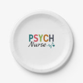 Psychiatrische Krankenpflege Pappteller (Vorderseite)