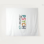 Psychiatrische Krankenpflege Wandteppich (Vorderseite (Horizontal))