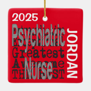 Psychiatrische Krankenpfleger Extraordinaire CUSTO Keramikornament