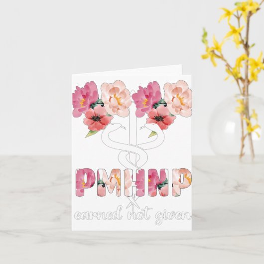 Psychiatrische Krankenpfleger Karte (Gelbe Blume)