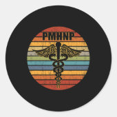 Psychiatrische Krankenpfleger Runder Aufkleber (Vorderseite)