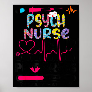 Psychiatrische Krankenschwester in Ausbildung Gesc Poster