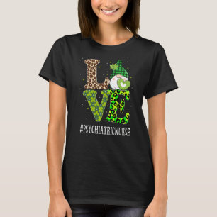Psychiatrische Krankenschwester Liebe St Patricks T-Shirt