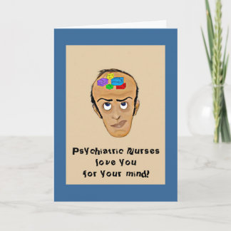 Psychiatrische Krankenschwestern Liebe Sie für Ihr Dankeskarte