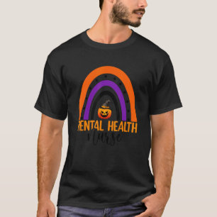 Psychiatrische Pflegekraft Halloween Regenbogen Ps T-Shirt