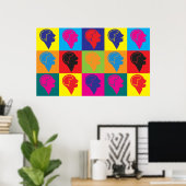 Psychiatrische Pop Kunst Poster (Heimbüro)