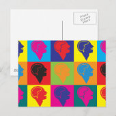 Psychiatrische Pop Kunst Postkarte (Vorne/Hinten)