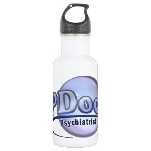 PSYCHIATRISCHE PSYCHIATRISTLOGO-ARZT EDELSTAHLFLASCHE