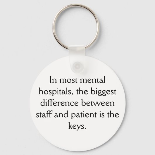 Psychiatrische Schlüsselanhänger (Vorderseite)