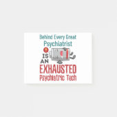 Psychiatrische Technik Zahnmediziner Funny Post-it Klebezettel (Vorderseite)