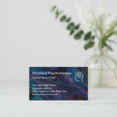 Psychiatrischer Berater Visitenkarte (Stehend Vorderseite)