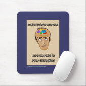 Psychiatrischer Krankenschwester-Spaß Cartoon Mousepad (Mit Mouse)