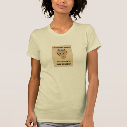 Psychiatrischer Krankenschwester-Spaß/Cartoon T-Shirt (Vorderseite)