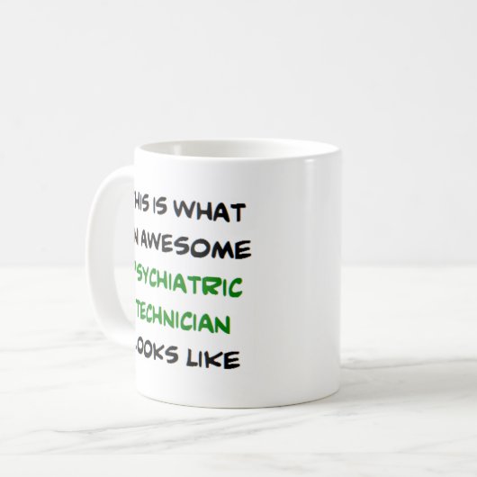 Psychiatrischer Techniker, phantastisch Kaffeetasse (Vorderseite Links)