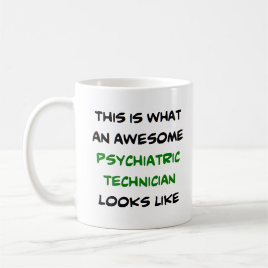 Psychiatrischer Techniker, phantastisch Kaffeetasse (Links)