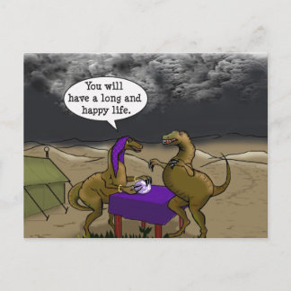 Psychic Dinosaur Postkarte