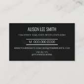 Psychic Medium Healer Visitenkarte (Rückseite)