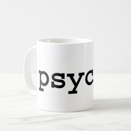 psychisch kaffeetasse (Vorderseite Links)