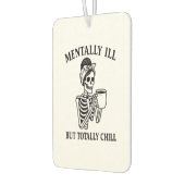 Psychisch krank, aber total cool Halloween Autolufterfrischer (Links)