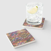 Psychisch Steinuntersetzer (Seitenansicht)