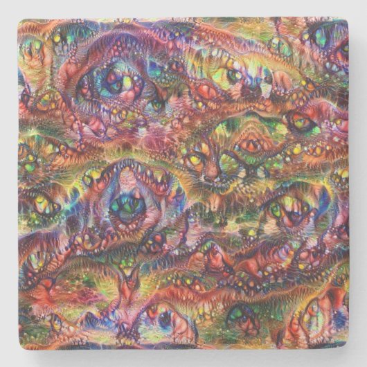 Psychisch Steinuntersetzer (Vorderseite)