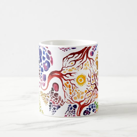 Psychisch vs. Geist Kaffeetasse (Mittel)