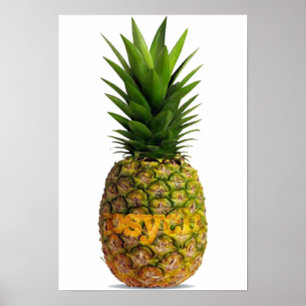 Psychische Ananas Poster