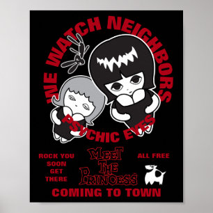 Psychische Augen leben Poster