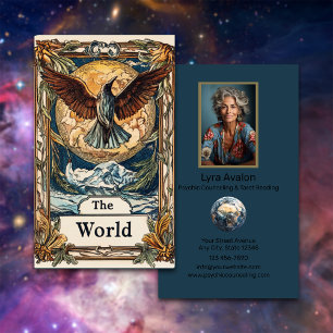 Psychische Beratung und Tarot Lesen Visitenkarte