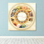 Psychische Bibliothek Leinwanddruck (Insitu (Holzboden))