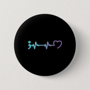 Psychische Erkrankung Herzschlag Suizidprävention Button