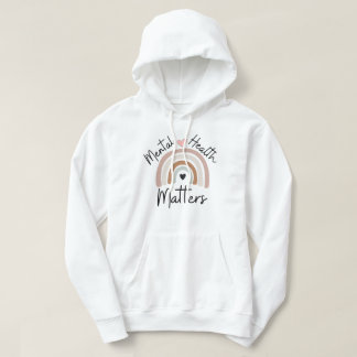 Psychische Fragen - Brauner Regenbogen-Hoodie Hoodie