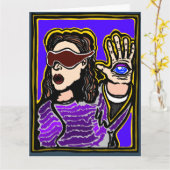 Psychische Geburtstagskarte von Paranormal Karte (Gelbe Blume)