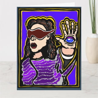 Psychische Geburtstagskarte von Paranormal Karte