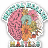 Psychische Gesundheit Aufkleber (Vorderseite)