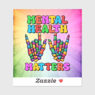 Psychische Gesundheit Aufkleber