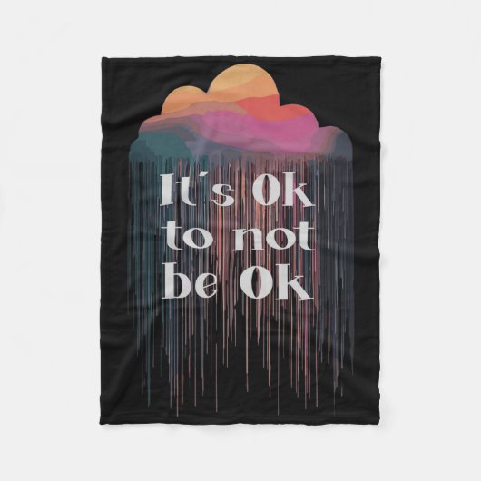 Psychische Gesundheit beendet das Stigma-Wissen üb Fleecedecke (Vorderseite)