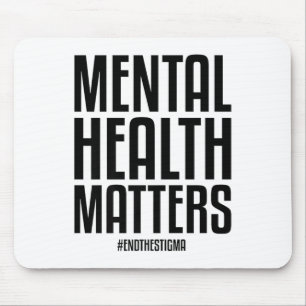 Psychische Gesundheit beendet das Stigma-Wissen üb Mousepad